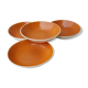 4 Assiettes creuses corail salins Deauville