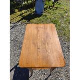 Oak table from the 1930s, 1 drawer.