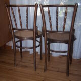 Set of two bistro chairs