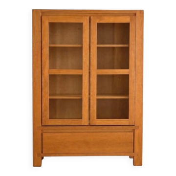 Glass display cabinet on legs