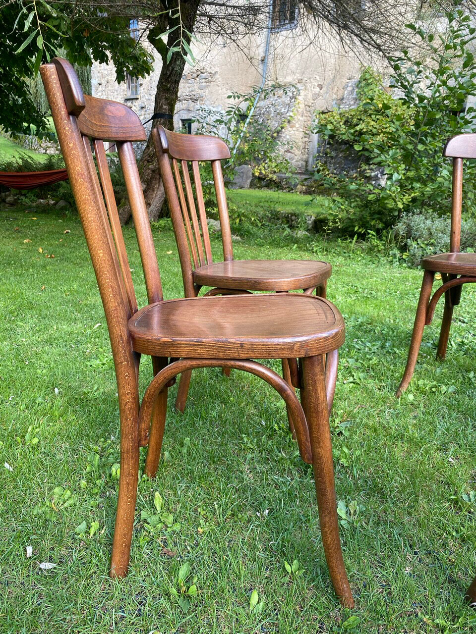 Set of 6 chairs bistro Fischel early XX century