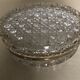 Gold-rimmed crystal box
