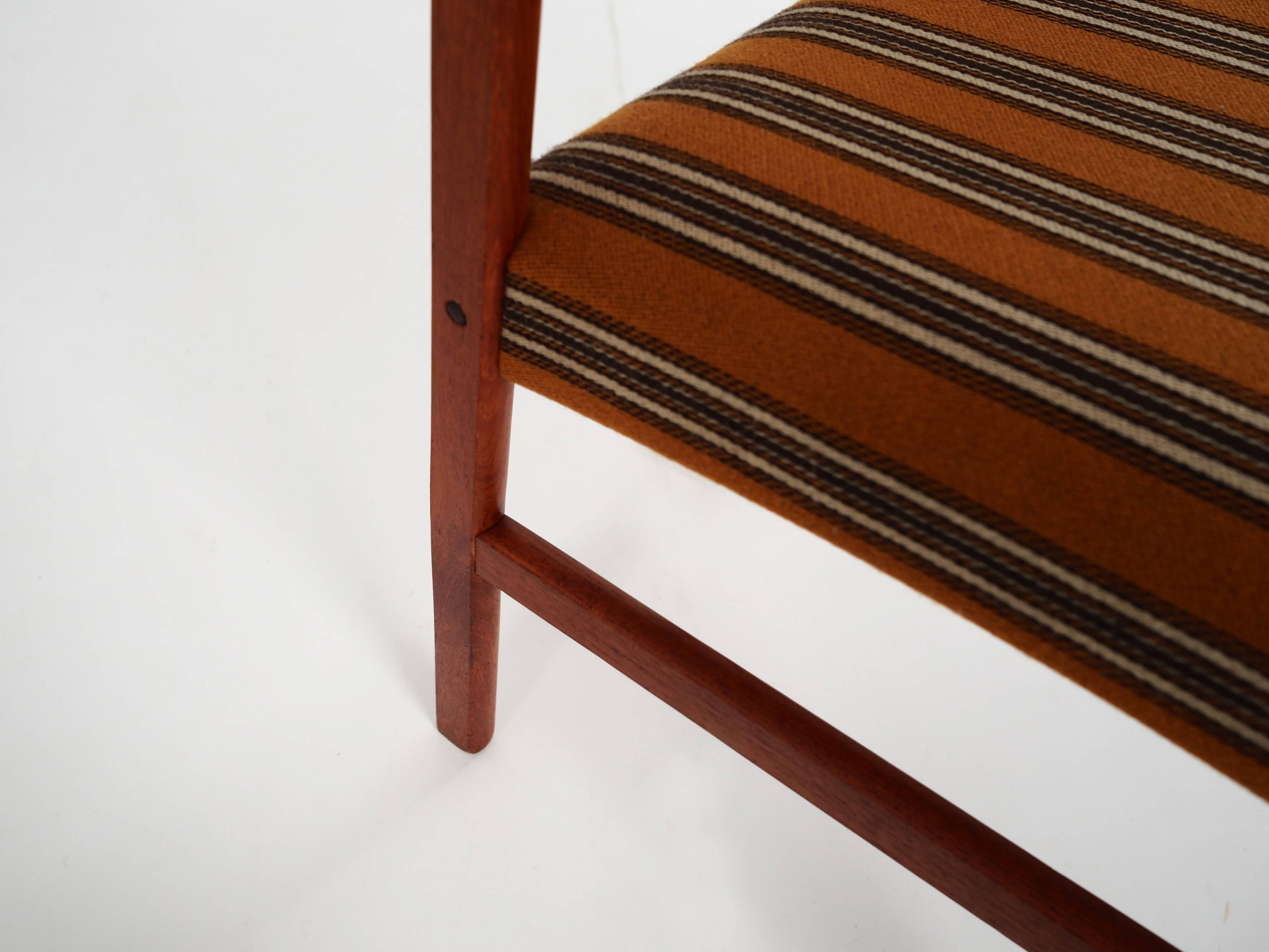 Set of six teak chairs, Danish design, 1970s, production: Denmark