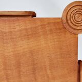 Large modernist curly ash coffee table by Pier Luigi Colli 1950