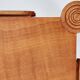 Large modernist curly ash coffee table by Pier Luigi Colli 1950