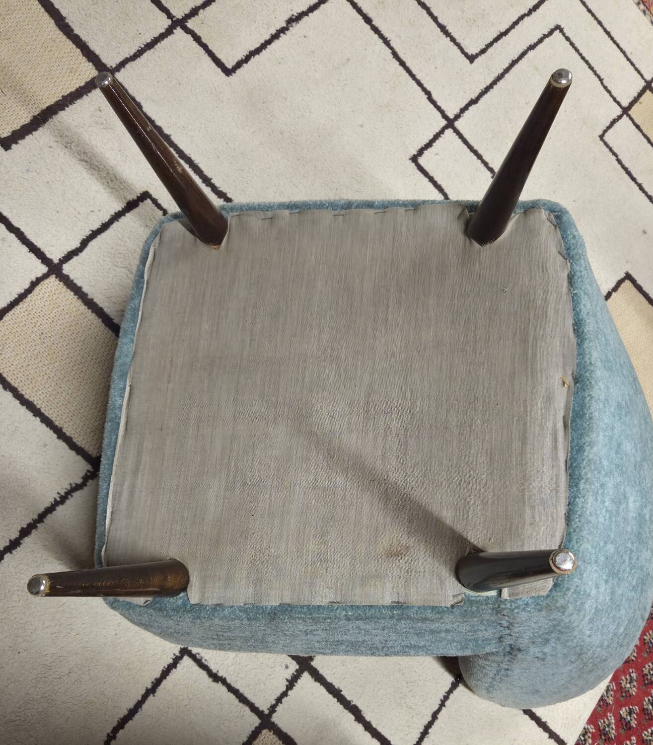 Pair of cocktail armchairs 1960