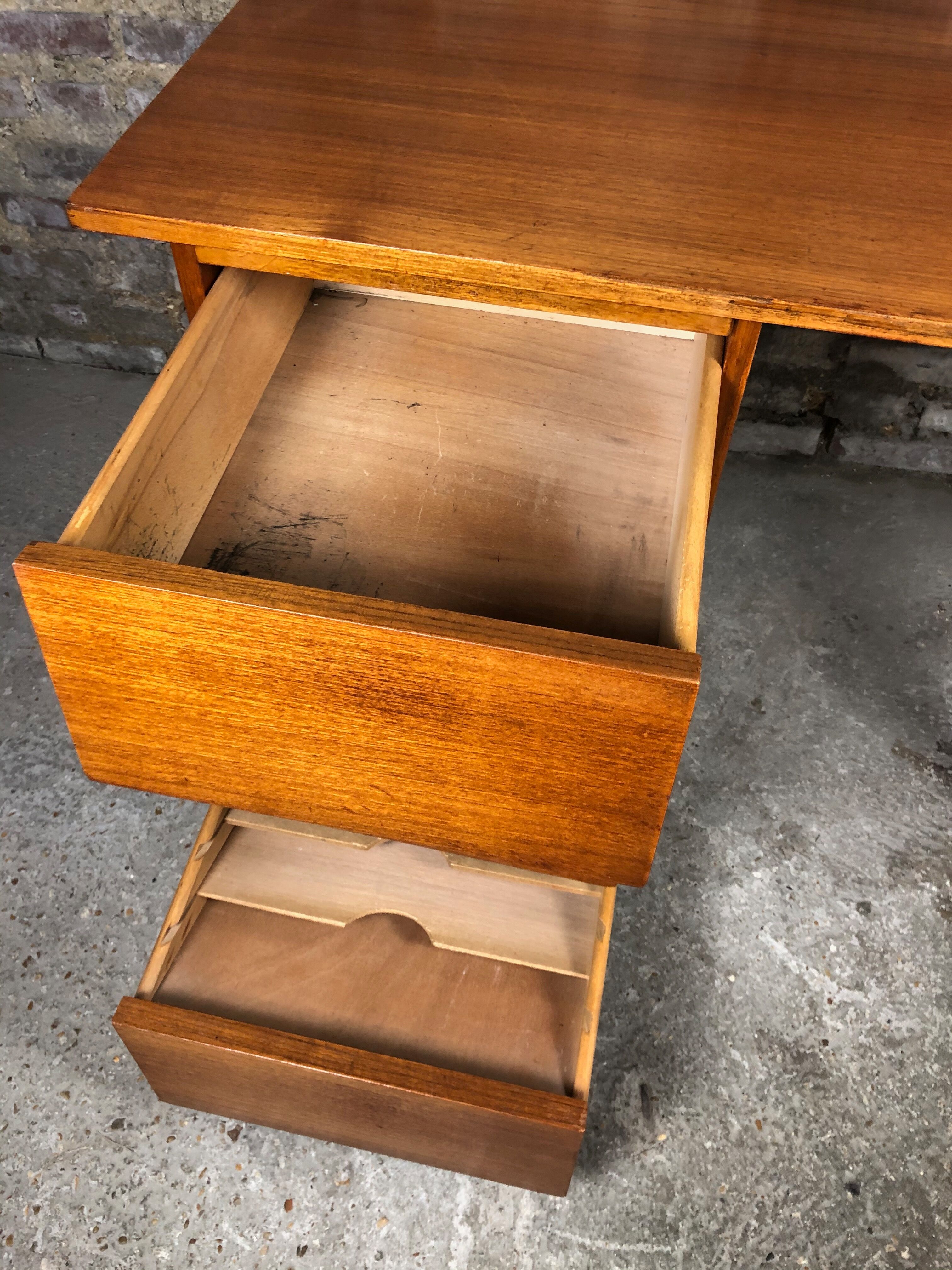 Vintage teak desk 1960