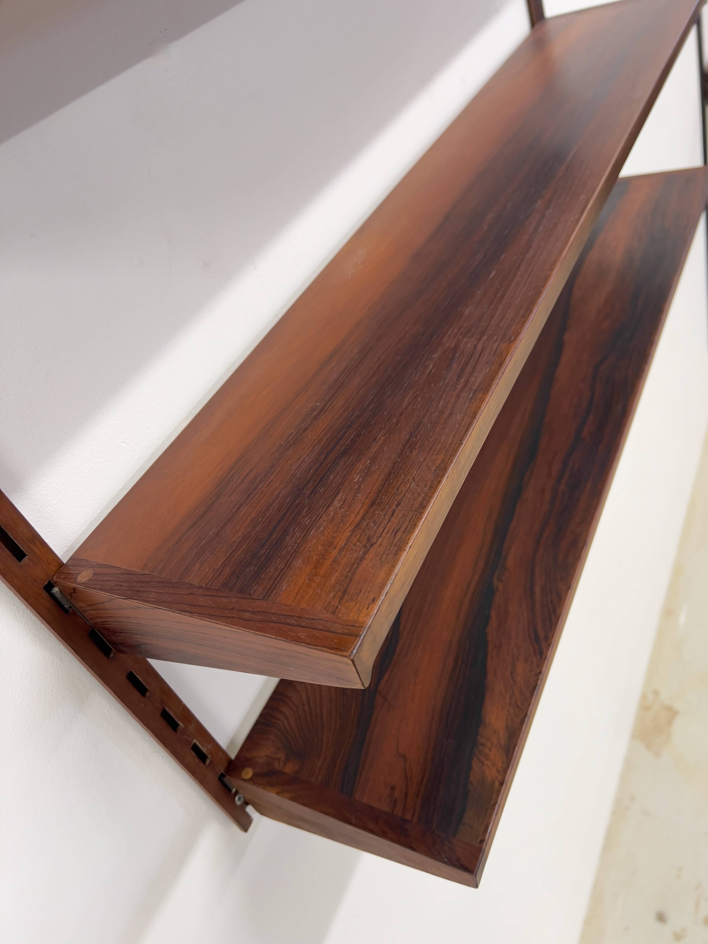 Rosewood Shelves By Kai Kristiansen For Feldballes