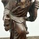 Carved wooden sculpture "Chinese peasant", early 20th century.