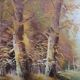 Large oil painting on canvas signed Miguel
