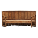 Rustic High-Back Tavern Settle, England, 18th Century