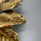 Large 55 cm golden 'florentine theatre' ceiling light by banci, florence, italy, 1970