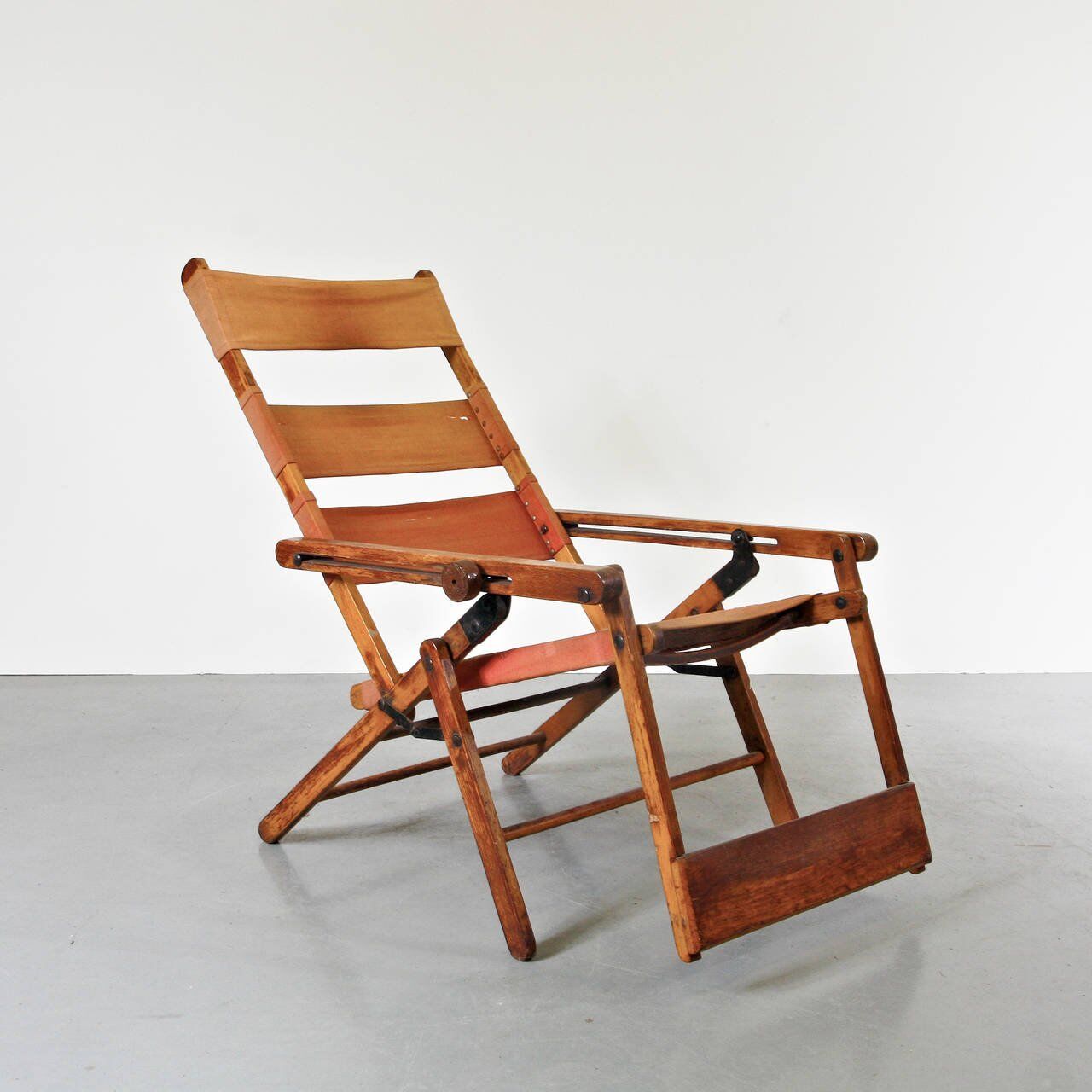1930s Thonet Deck Chair model "G80"