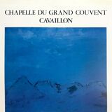 Exhibition poster by Bernard Cathelin, Chapelle du Grand Couvent, Cavaillon, 1980