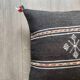 Berber-pom cushion in cotton pompom