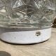Mini ceiling light in moulded glass, 1970s.