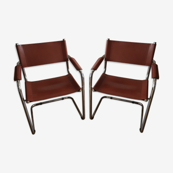 Paire de armchairs s34 cantilever