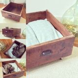 Lot of three drawers wooden