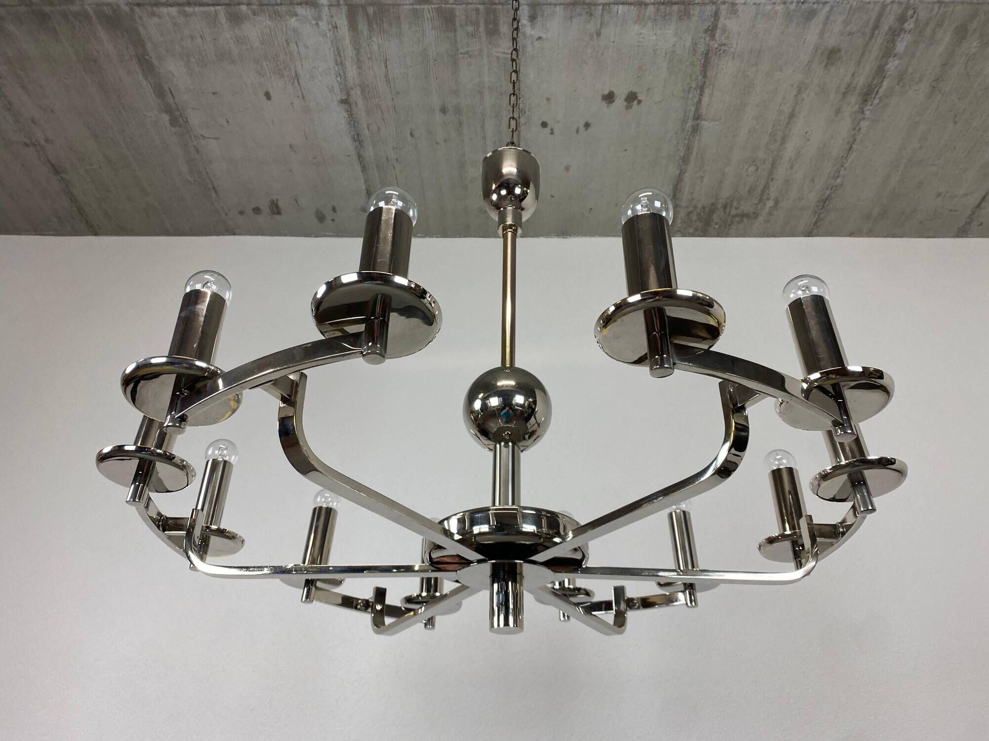 Lustre et 2 appliques Bauhaus