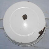 Enamelled iron basin