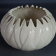 Charolles art-deco cracked ceramic picnic vase