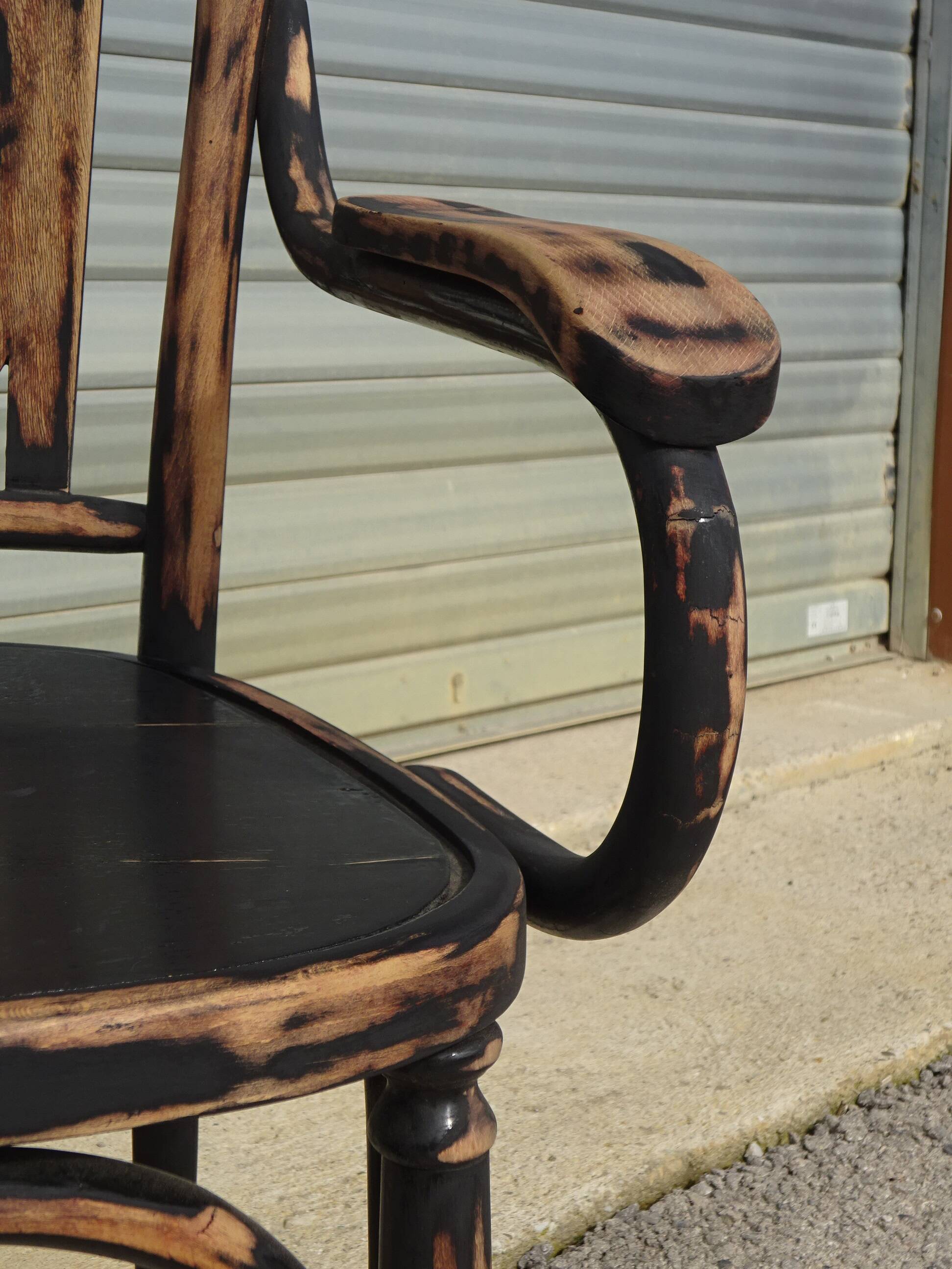 Baumann salon, armchair, bench and bistro chair