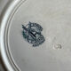 Terre de fer dessert plate St Amand & Hamage Adrianople