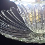 Art Deco pendant light Murano glass by Barovier, 1950