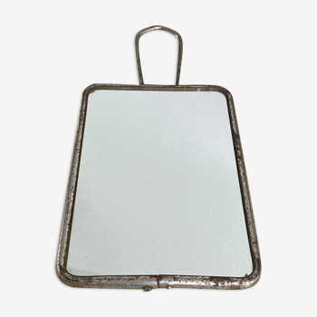 Small old barber mirror 16, 5 X 11, 5 cm