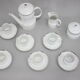 1964 Jaroslav Jezek Exlusive Porcelain Tea Set "Nefertiti", Czechoslovakia
