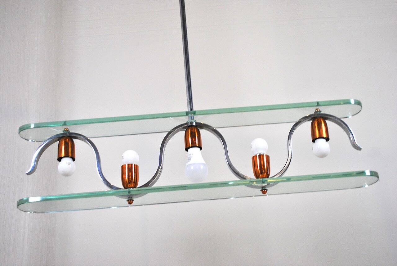 Suspension lamp, Italy, 1950s