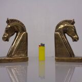 Brass Horse Bookends, 1960s, Set of 2