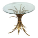 Table à maïs ronde coréenne Hans Kögl avec lame de glaçage
