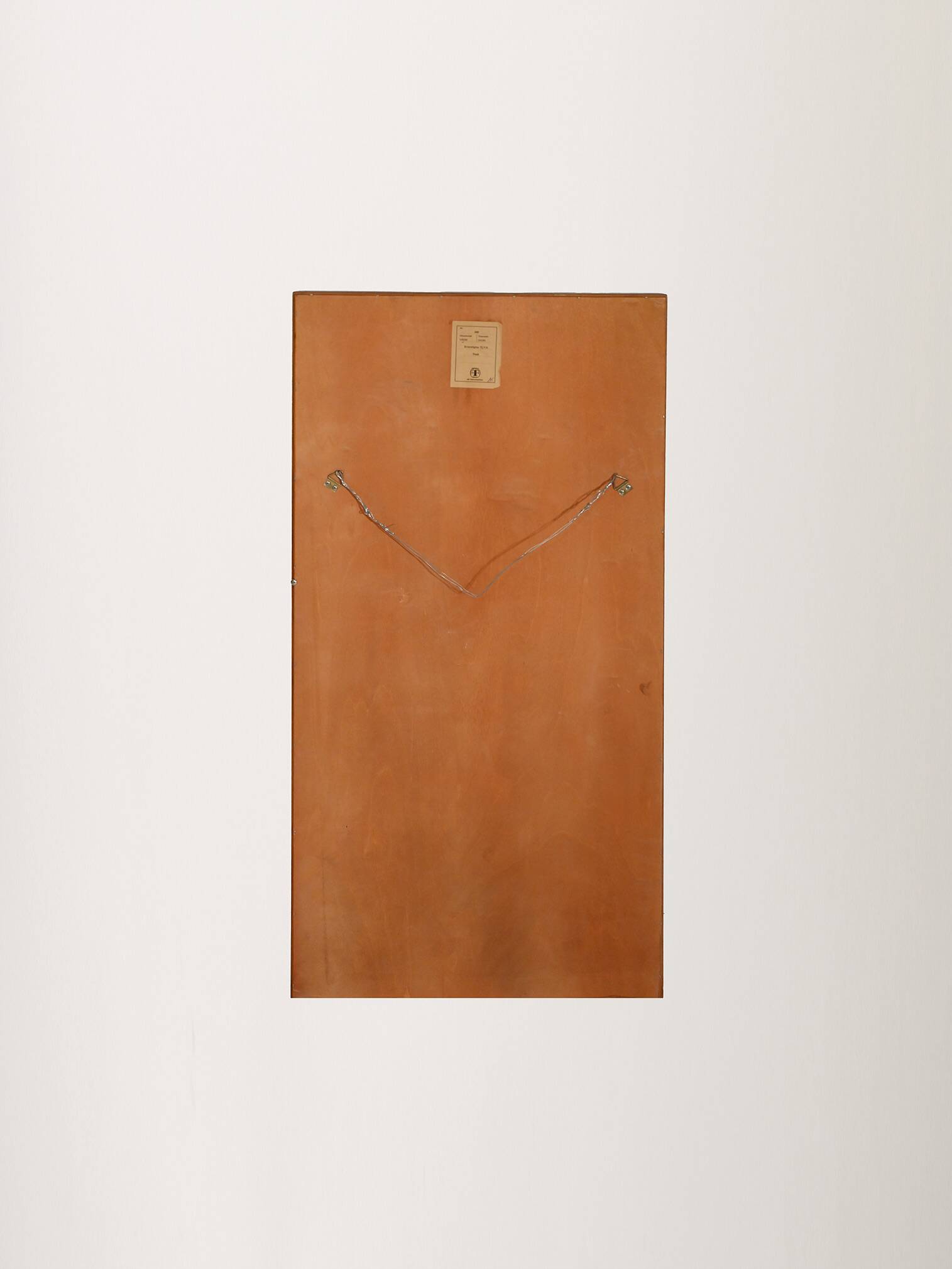 Miroir en teck suédois des années 1950-60