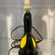 50s ceramic lamp base Vallauris black and yellow