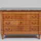 Commode ancienne style Empire / Louis-Philippe – Dessus Marbre Gris