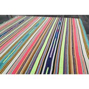 1970s Vintage Turkish Oushak Handmade Multi Color Area Rug 199x290