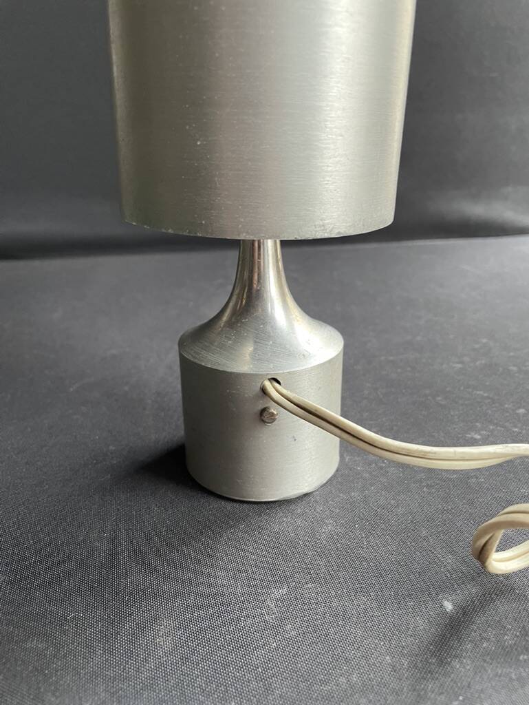 Table lamp 1970 – Brushed aluminum