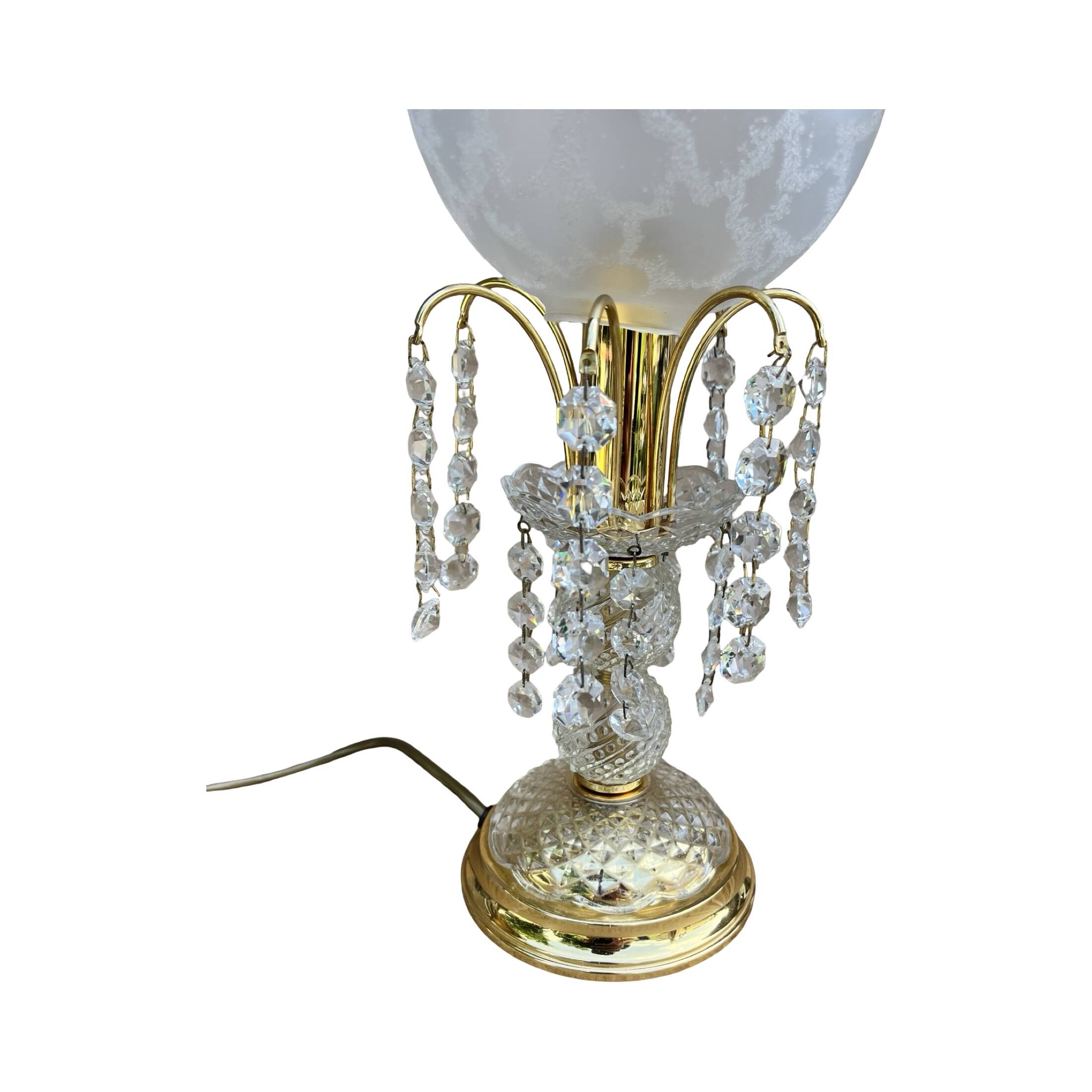 Table lamp, Hollywood Regency, Sölken Leuchten, Germany, 1980s.