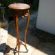 Ancienne selette en bois sculté