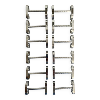 Porte couteaux vintage en inox