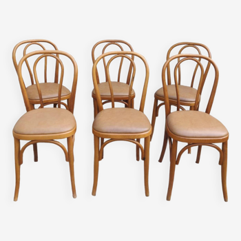 Suite de 6 chaises bistrot