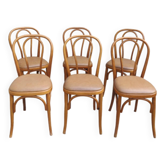 Suite de 6 chaises bistrot