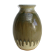 Enamelled sandstone vase