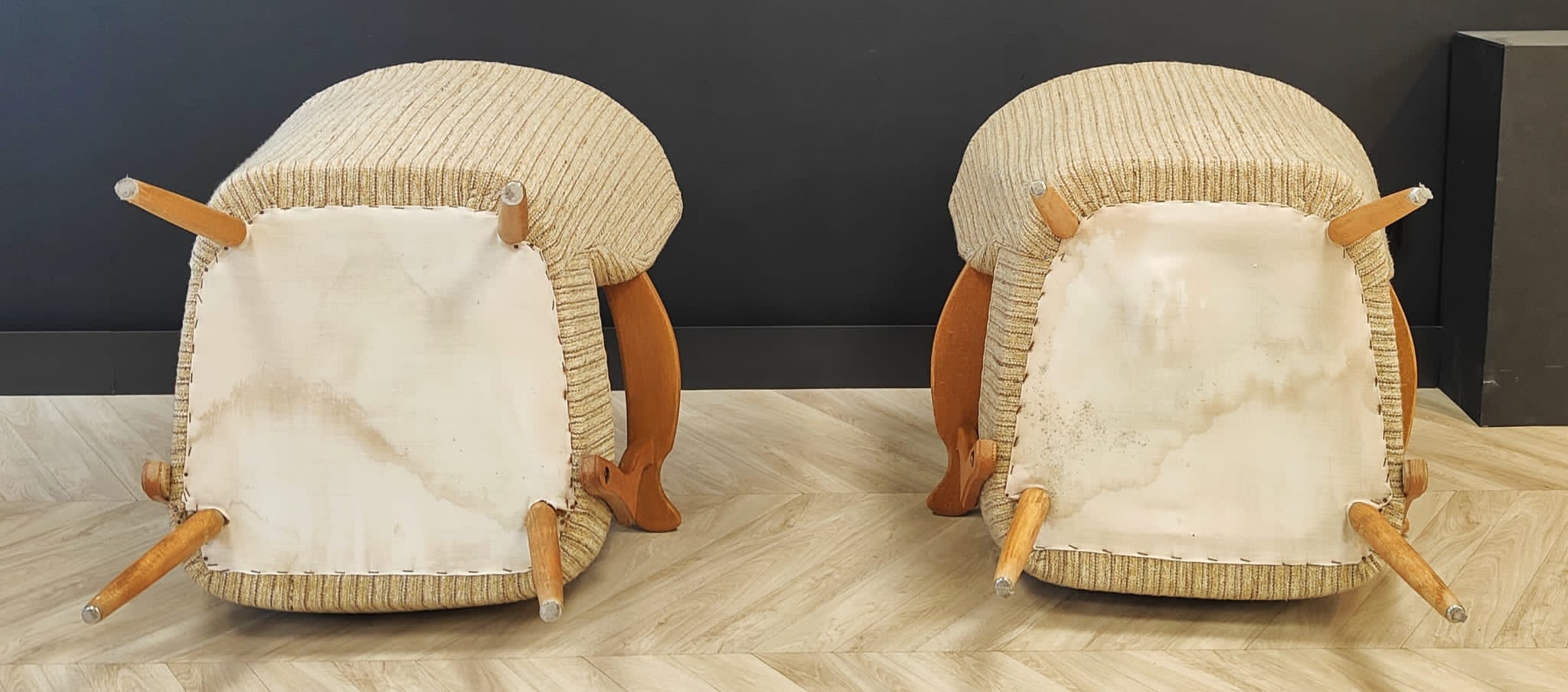 Two mid century armchairs 1960