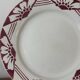 Lot de deux assiettes plates Magnolia St Amand