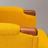 Danish Design reupholstered Yellow Easy chair, 1960s