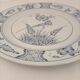 Dish blue bird fagel bla rorstrand pottery sweden christmas