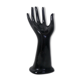Main noire baguier soliflore support à bijoux