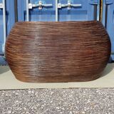 Rattan sofa set and 2 armchairs